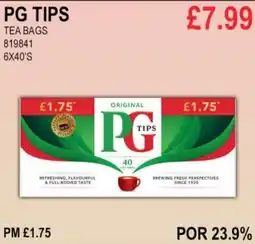 Bestway PG TIPS TEA BAGS offer