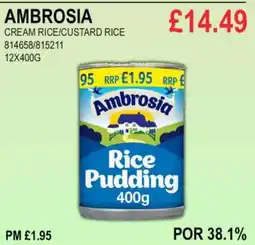 Bestway AMBROSIA CREAM RICE/CUSTARD RICE offer