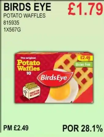 Bestway BIRDS EYE POTATO WAFFLES offer