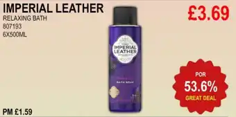 Bestway IMPERIAL LEATHER RELAXING BATH offer