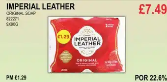 Bestway IMPERIAL LEATHER ORIGINAL SOAP offer