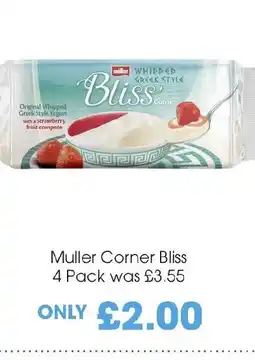 Centra Muller Corner Bliss 4 Pack offer