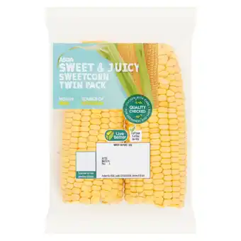 Asda ASDA Sweet & Juicy Sweetcorn Twin Pack offer