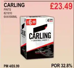 Bestway CARLING PINTS offer