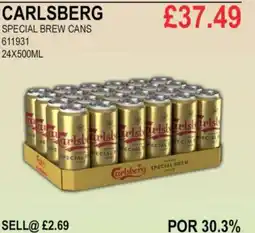 Bestway CARLSBERG SPECIAL BREW CANS offer