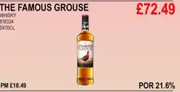 Bestway THE FAMOUS GROUSE WHISKY offer