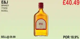 Bestway E&J BRANDY offer