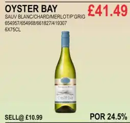 Bestway OYSTER BAY SAUV BLANC/CHARD/MERLOT/P'GRIG offer