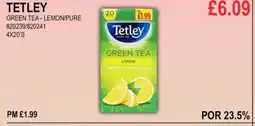 Bestway TETLEY GREEN TEA-LEMON/PURE offer