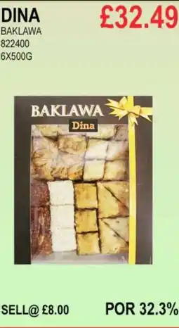 Bestway DINA BAKLAWA offer