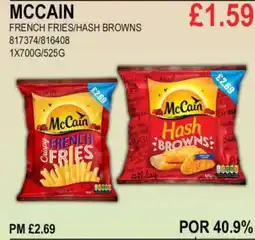 Bestway MCCAIN FRENCH FRIES/HASH BROWNS offer