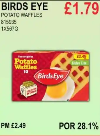 Bestway BIRDS EYE POTATO WAFFLES offer