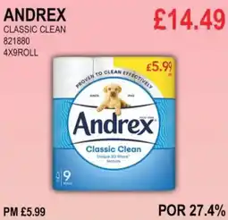 Bestway ANDREX CLASSIC CLEAN offer