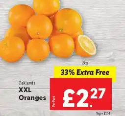 Lidl XXL Oranges offer