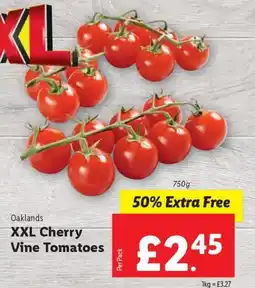 Lidl XXL Cherry Vine Tomatoes offer
