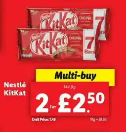 Lidl Nestlé KitKat offer
