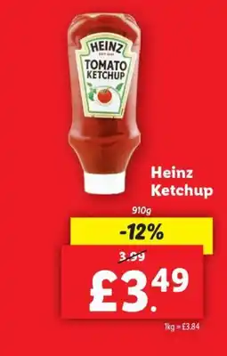 Lidl Heinz Ketchup offer