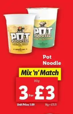 Lidl Pot Noodle offer
