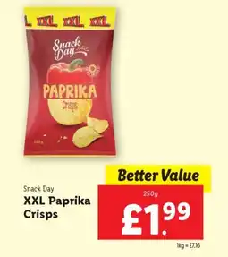 Lidl Snack Day XXL Paprika Crisps offer