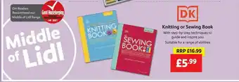 Lidl Knitting Or Sewing Book offer
