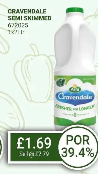 Bestway CRAVENDALE SEMI SKIMMED offer