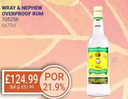 Bestway WRAY & NEPHEW OVERPROOF RUM offer