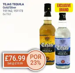 Bestway TEJAS TEQUILA Gold/Silver offer