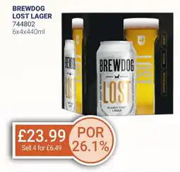 Bestway BREWDOG LOST LAGER offer