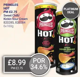 Bestway PRINGLES HOT Sweet Chilli/ Kickin Sour Cream offer