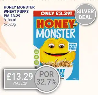 Bestway HONEY MONSTER WHEAT PUFFS offer