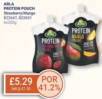 Bestway ARLA PROTEIN POUCH Strawberry/Mango offer