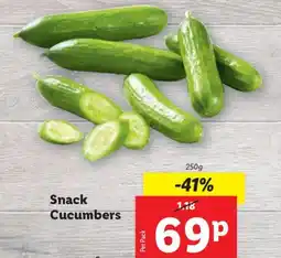 Lidl Snack Cucumbers offer