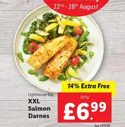 Lidl Lighthouse Bay XXL Salmon Darnes offer