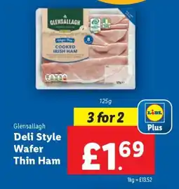 Lidl Glensallagh Deli Style Wafer Thin Ham offer