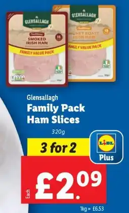 Lidl Glensallagh Family Pack Ham Slices offer