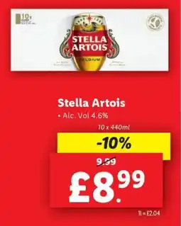 Lidl Stella Artois offer