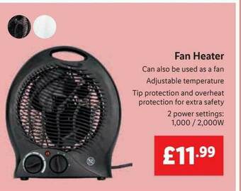 Lidl Fan Heater offer