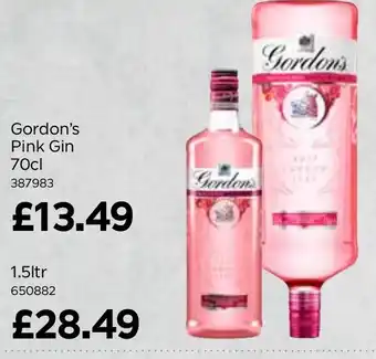 Bestway Gordon's Pink Gin 70cl offer