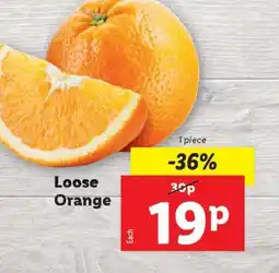 Lidl Loose Orange offer