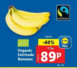 Lidl Organic Fairtrade Bananas offer