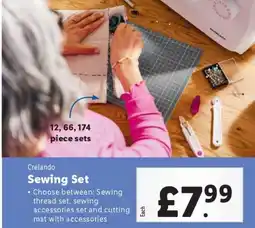 Lidl Crelando Sewing Set offer