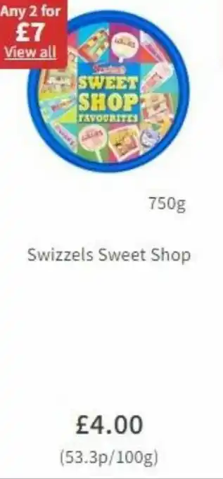Asda Swizzels Sweet Shop 750g offer