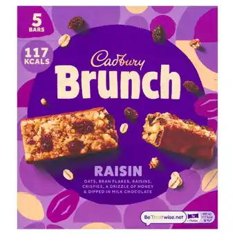 Morrisons Cadbury Brunch Raisin Cereal Bars offer