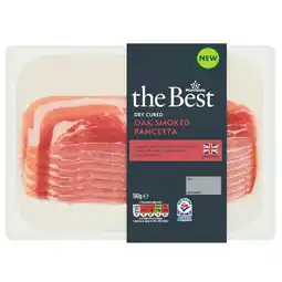 Morrisons Morrisons The Best Oak Smoked Dry Cured Pancetta Thin Slice offer