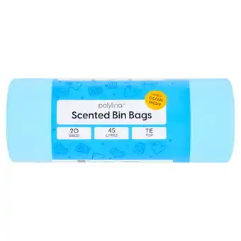 Asda Polylina 20 Scented Bin Bags 45 Litres offer