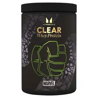 Sainsbury's Myprotein Clear Whey Protein Marvel 250g offer