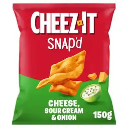 Morrisons Cheez-It Snap'D Cheese, Sour Cream & Onion offer