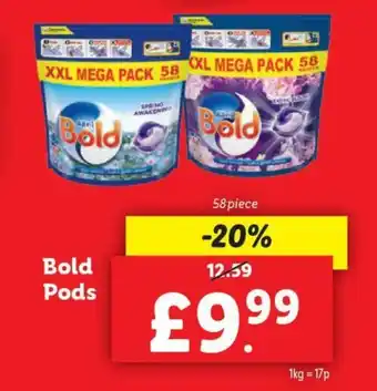 Lidl BOLD Pods offer