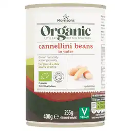 Morrisons Morrisons Organic Cannellini Beans In Water offer