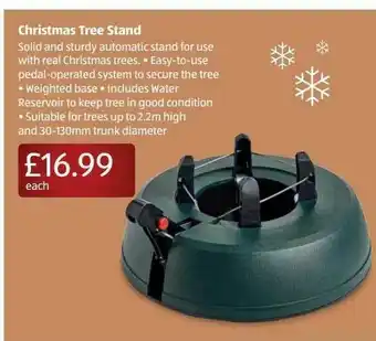 Aldi Christmas Tree Stand offer